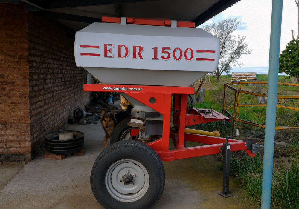 Fertilizadora Gimetal EDR 1500 | Capacidad 1.000 KG