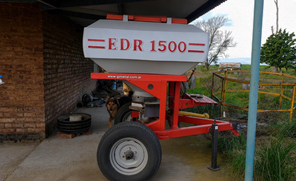 Fertilizadora Gimetal EDR 1500 | Capacidad 1.000 KG