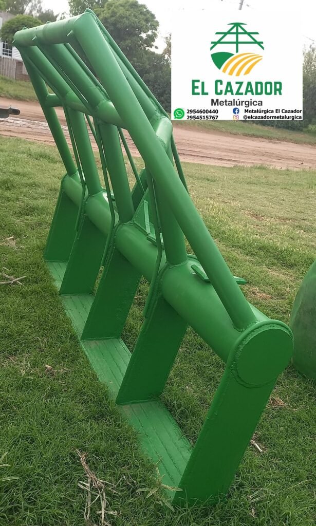 Rastrillo para pala cargadora, topadora y/o cualquier máquina pesada.