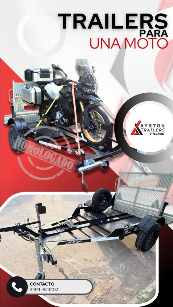 Tráiler p/1 moto