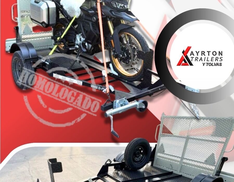 Tráiler p/1 moto