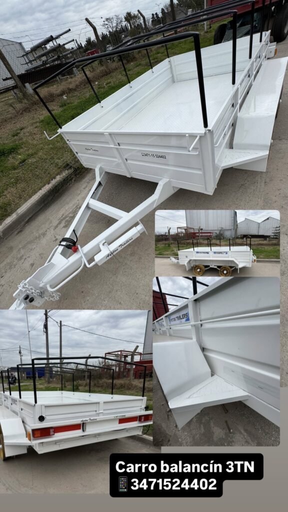 Acoplado tráiler balancín 3/4/5/6TN