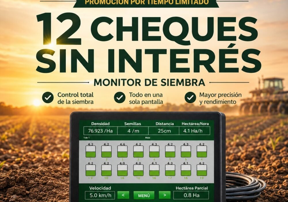 MONITOR DE SIEMBRA AG FIELD - 20 LÍNEAS / FINANCIACION HASTA 12 MESES