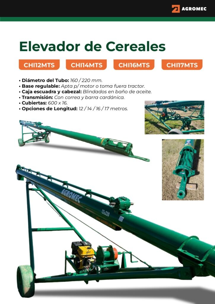 Elevacion de Cereal