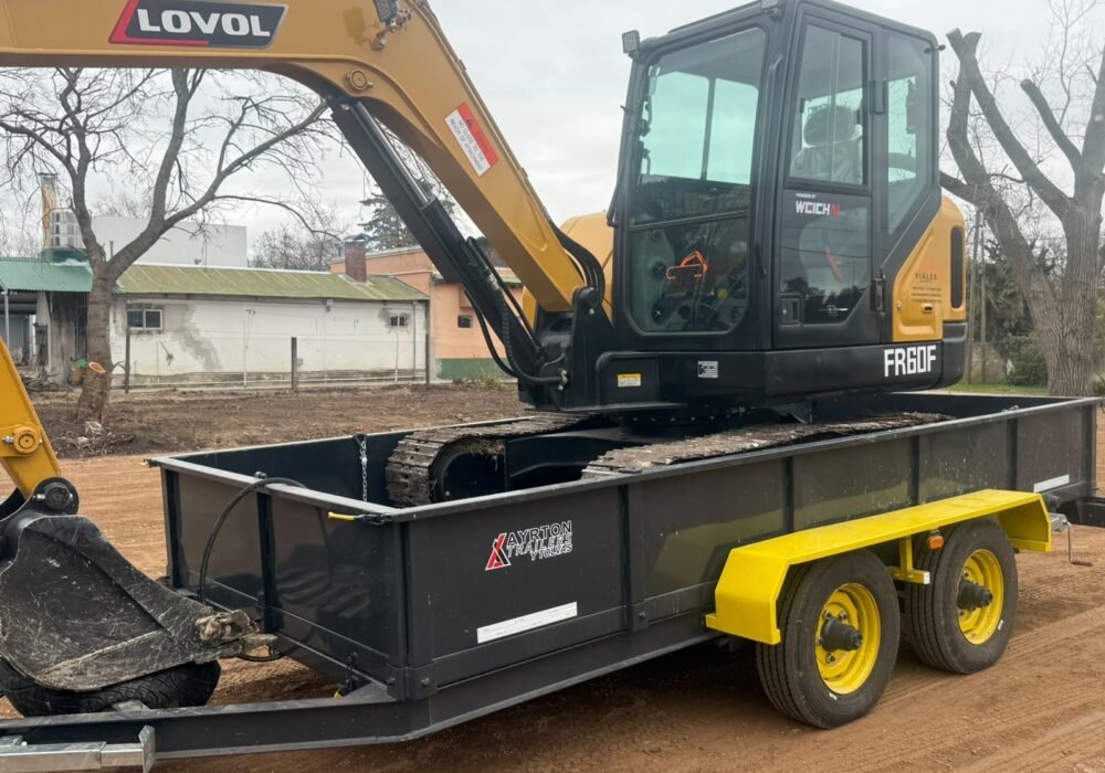 Tráiler mixto 6TN volcador y carretón