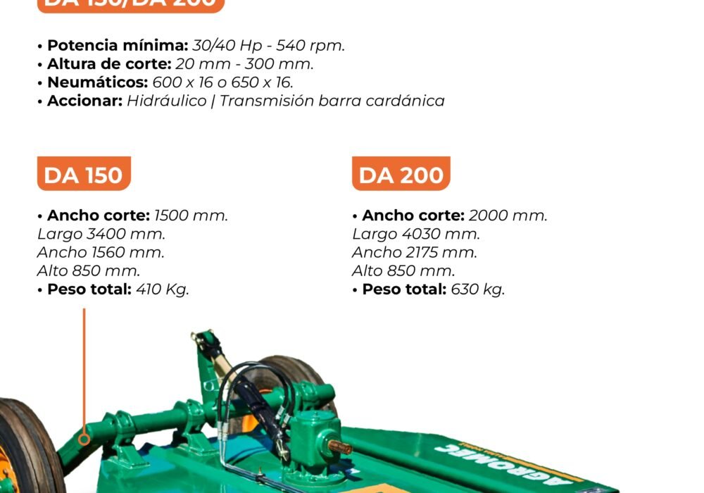 Desmalezadora de Arrastre 150