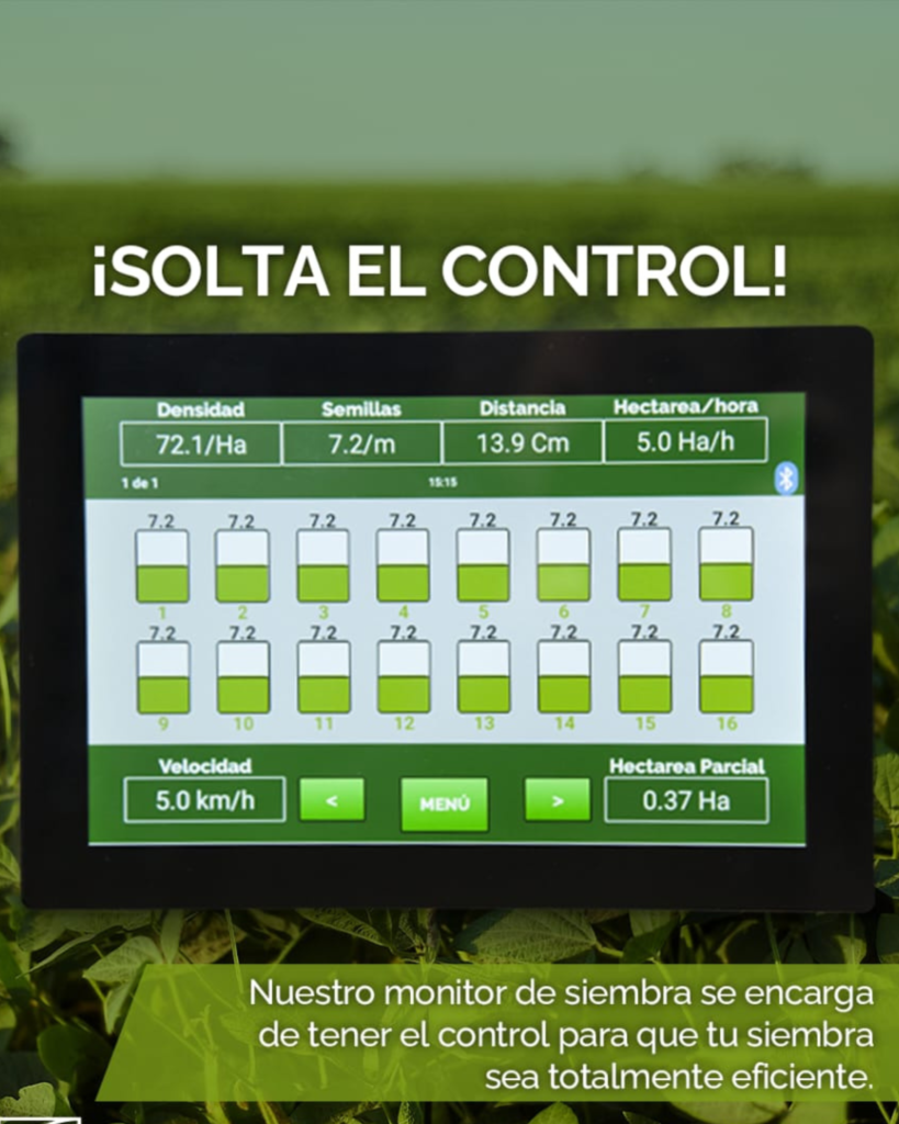 MONITOR DE SIEMBRA AG FIELD - 10 LÍNEAS