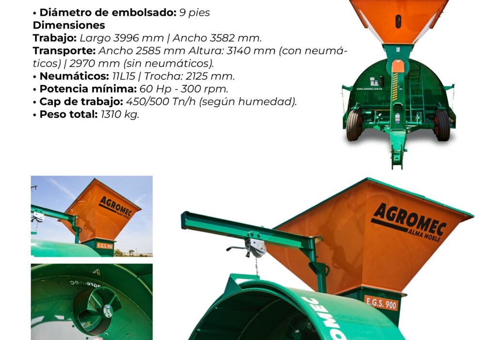 Embolsadora de Granos Secos