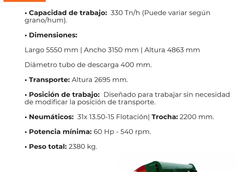 Extractoras de granos secos