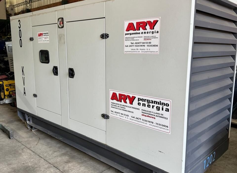 GRUPO ELECTROGENO 300 KVA