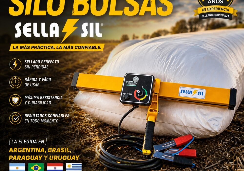 SELLADORA DE SILO BOLSAS / SELLA⚡SIL / Termofusora para silo bolsas