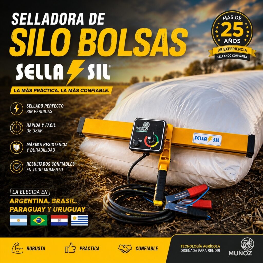 SELLADORA DE SILO BOLSAS / SELLA⚡SIL / Termofusora para silo bolsas