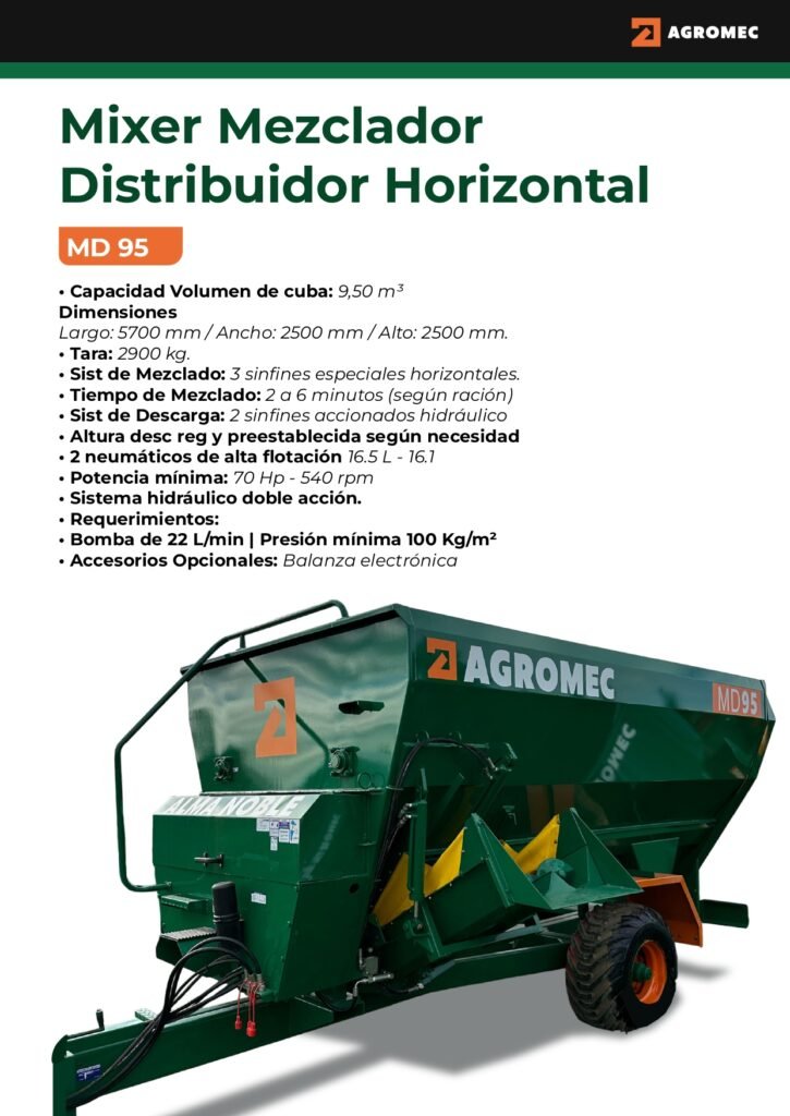 MD 95 - Mezclador Distribuidor De Raciones
