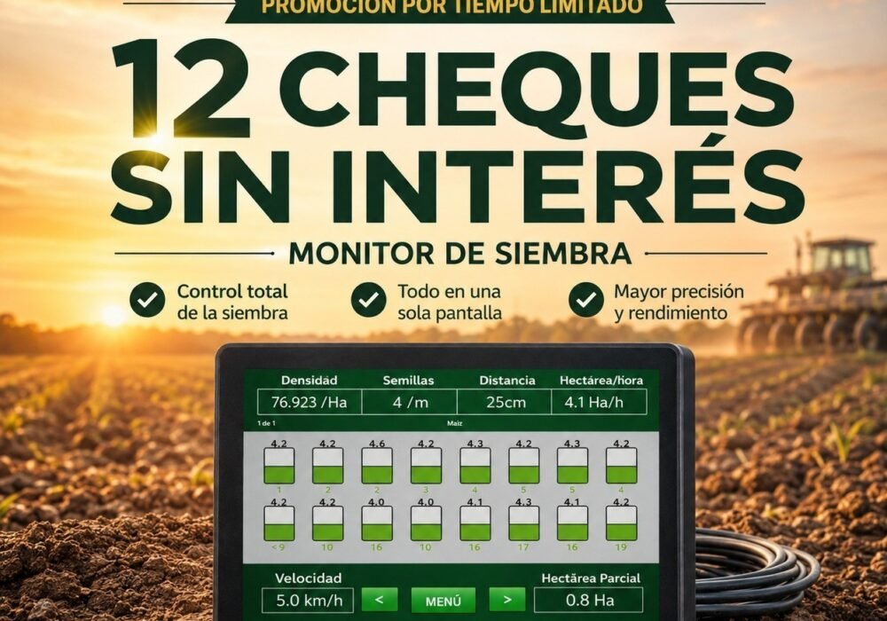 MONITOR DE SIEMBRA AG FIELD - 10 LÍNEAS
