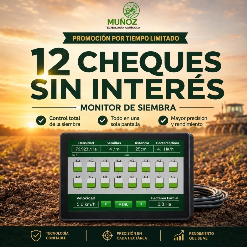 MONITOR DE SIEMBRA AG FIELD - 10 LÍNEAS