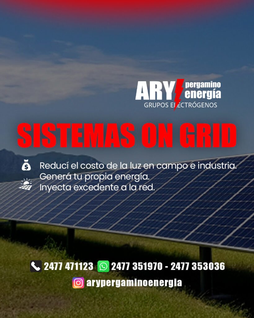 SISTEMA ON GRID PANELES SOLARES