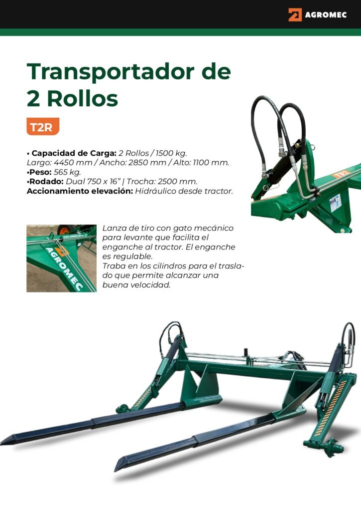 Transportador de 2 Rollos
