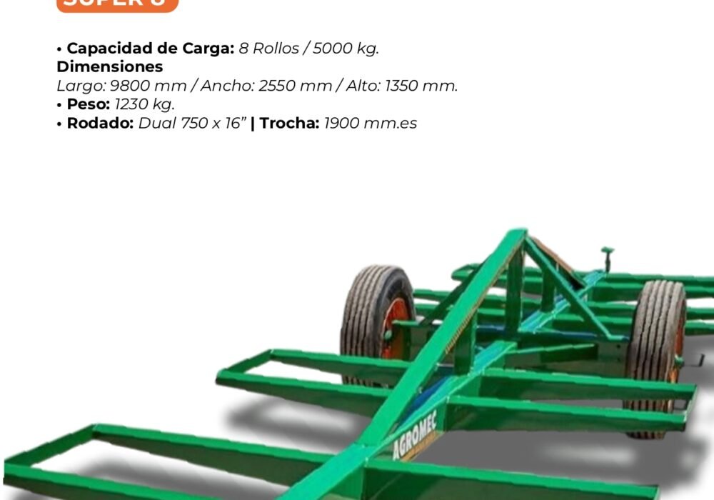 Transportador de 8 Rollos